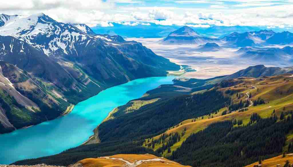 Andean glacial valleys and climate zones