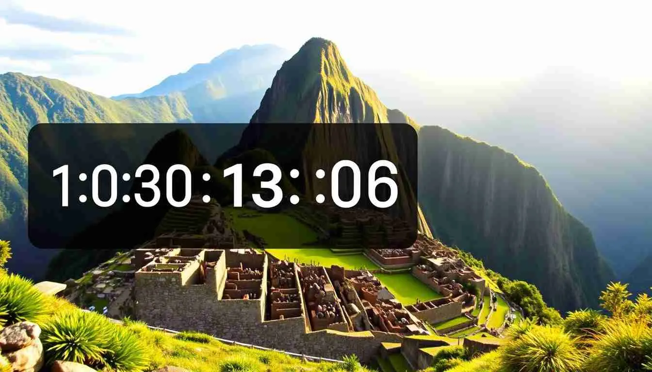 Machu Picchu Time Slots