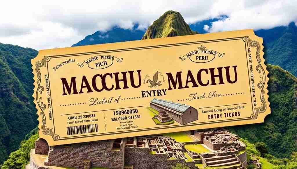 Machu Picchu entry tickets