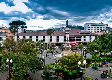 Arrival in Quito